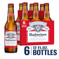 Budweiser Beer 6 Pack 12oz Bottles