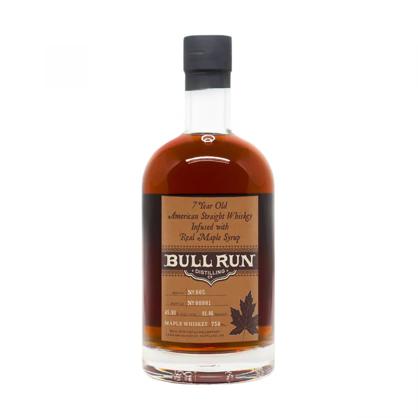 Bull Run 7 Year Maple Whiskey