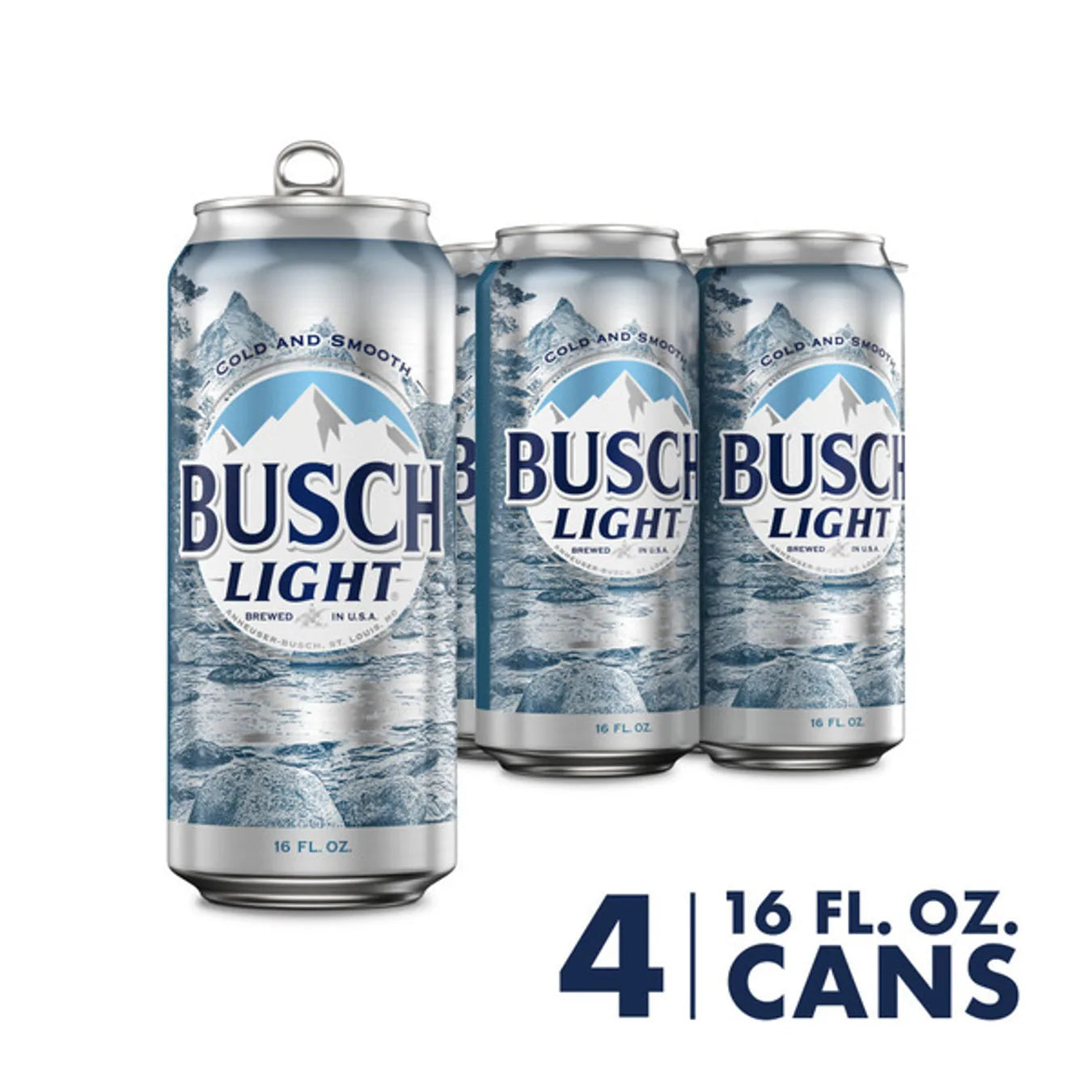 Busch Beer 4 Pack 16oz
