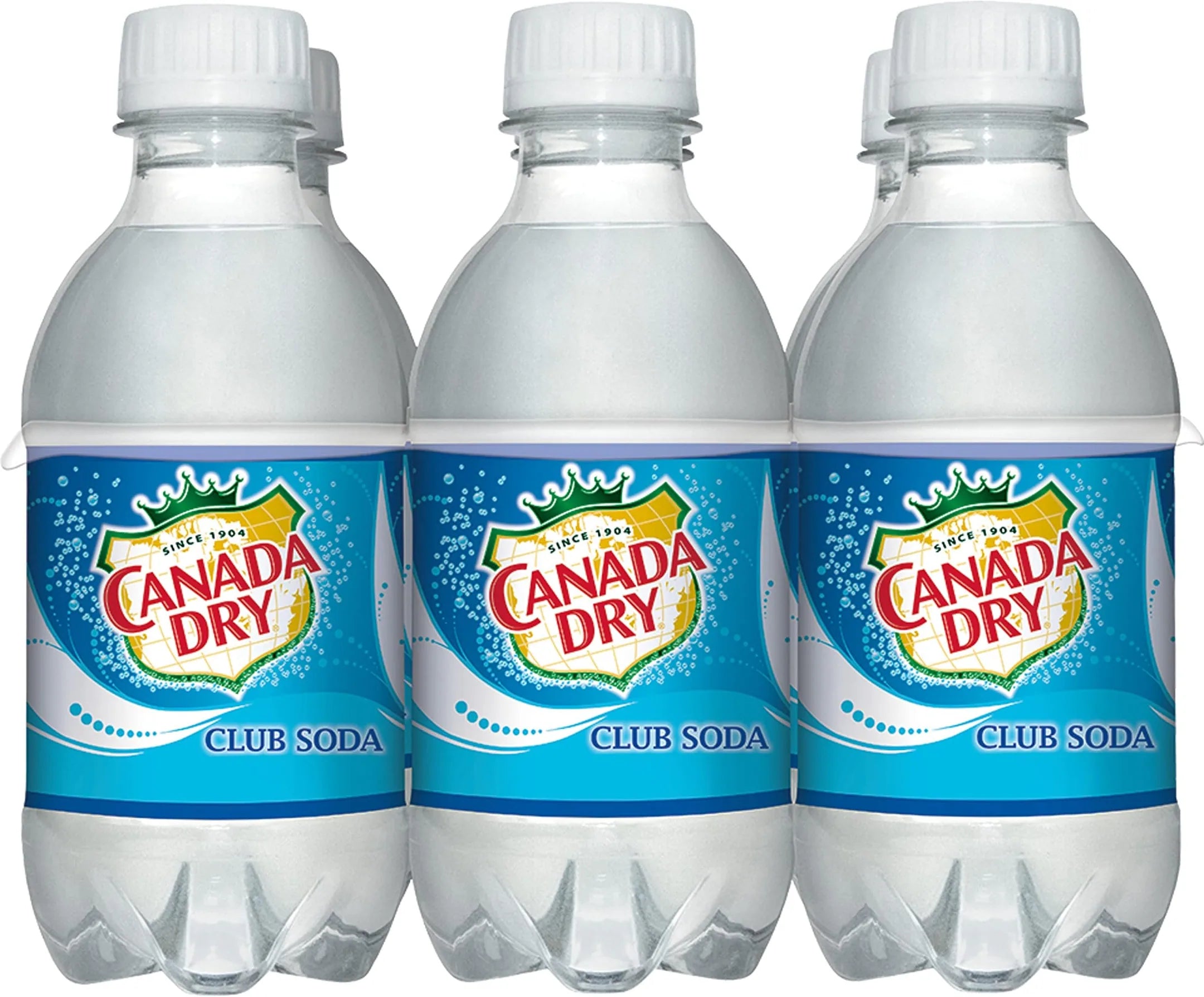 Canada Dry Club Soda 10oz 6 Pack