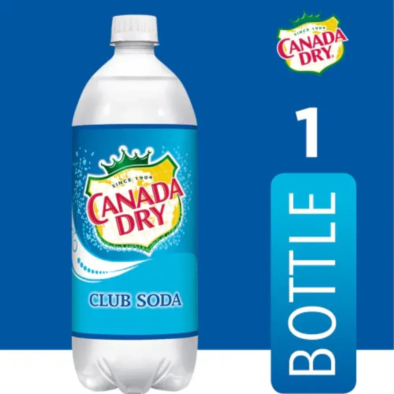 Canada Dry Club Soda 1L