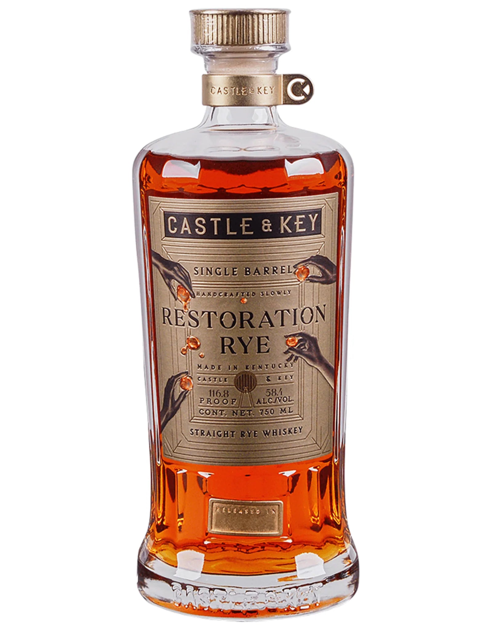 Castle & Key Restoration Rye Whiskey 750ml