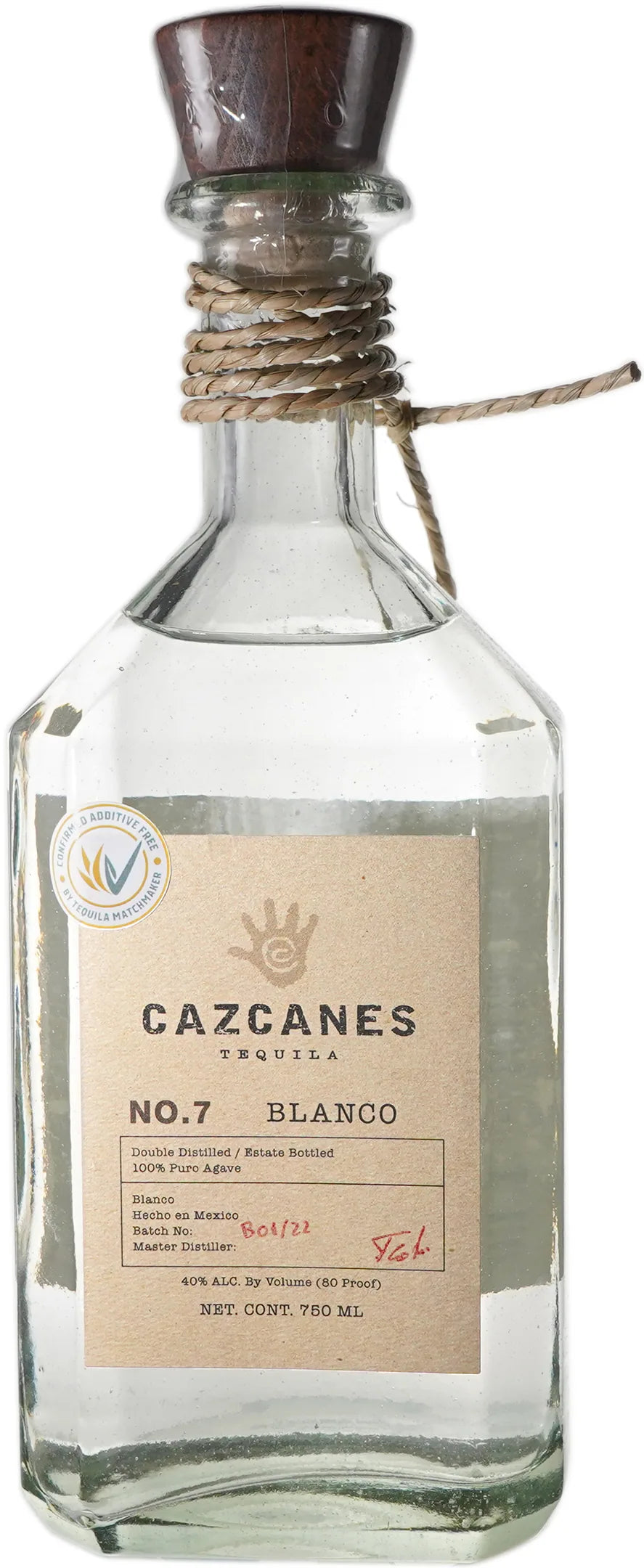 Cazcanes Blanco No. 7 Tequila