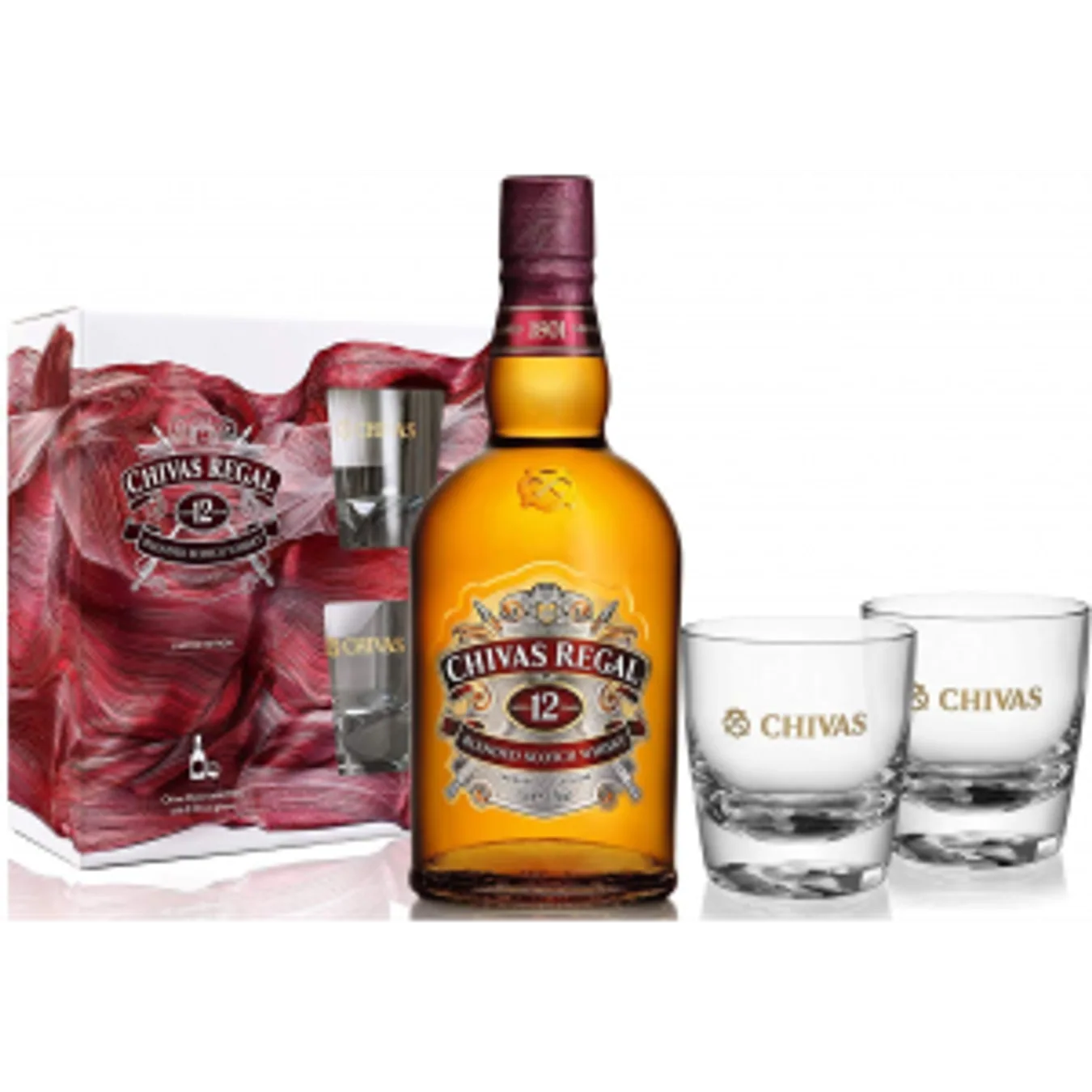Chivas Regal Scotch Gift Set 750ml