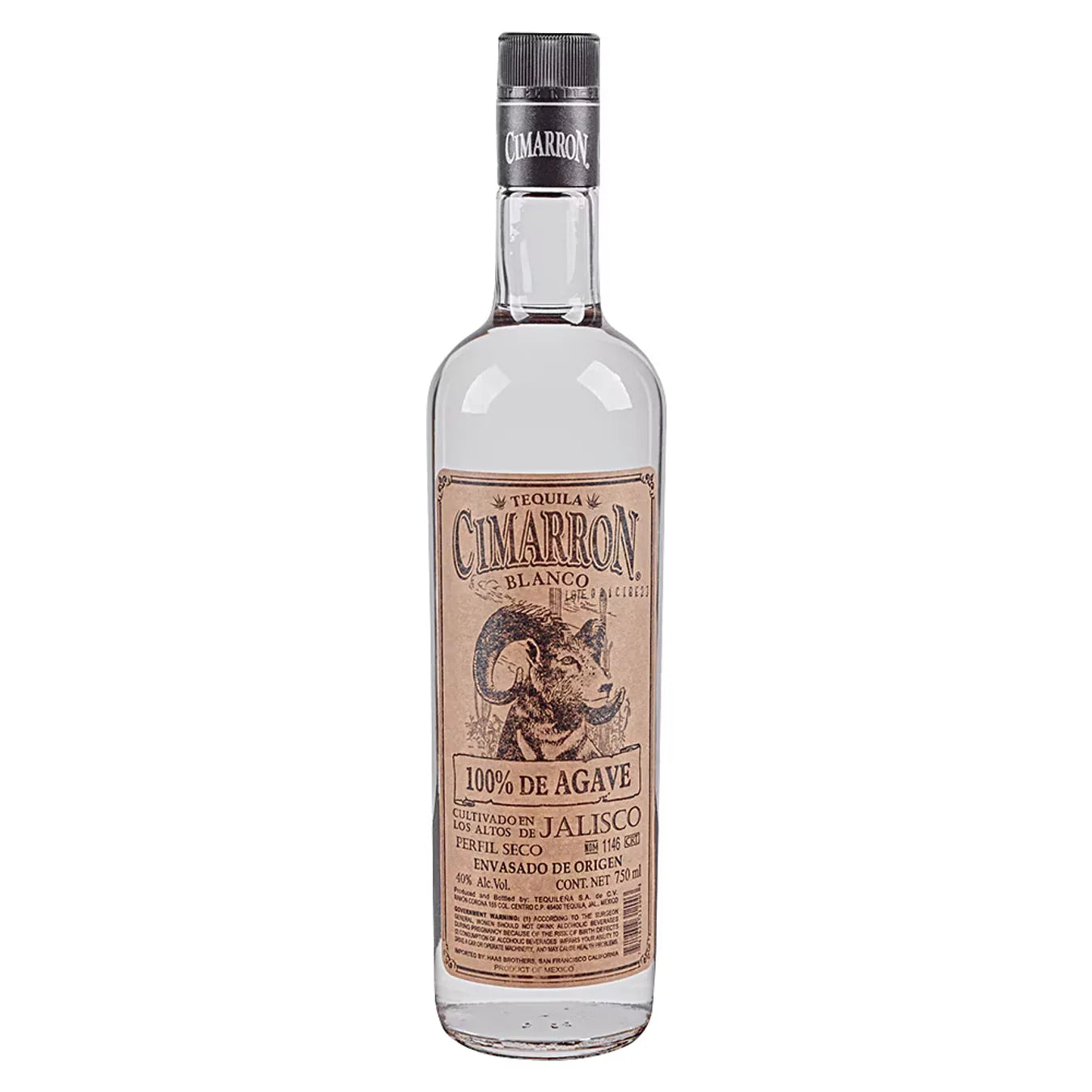 Cimarron Blanco Tequila 750ml