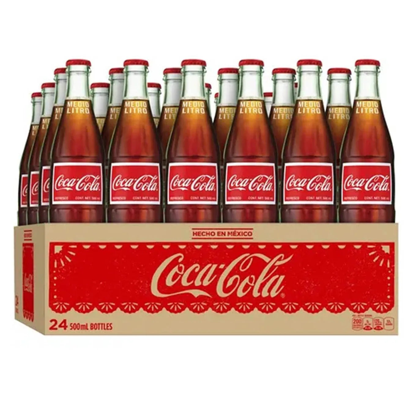 Coca-Cola Mexico Glass Bottle 500ml