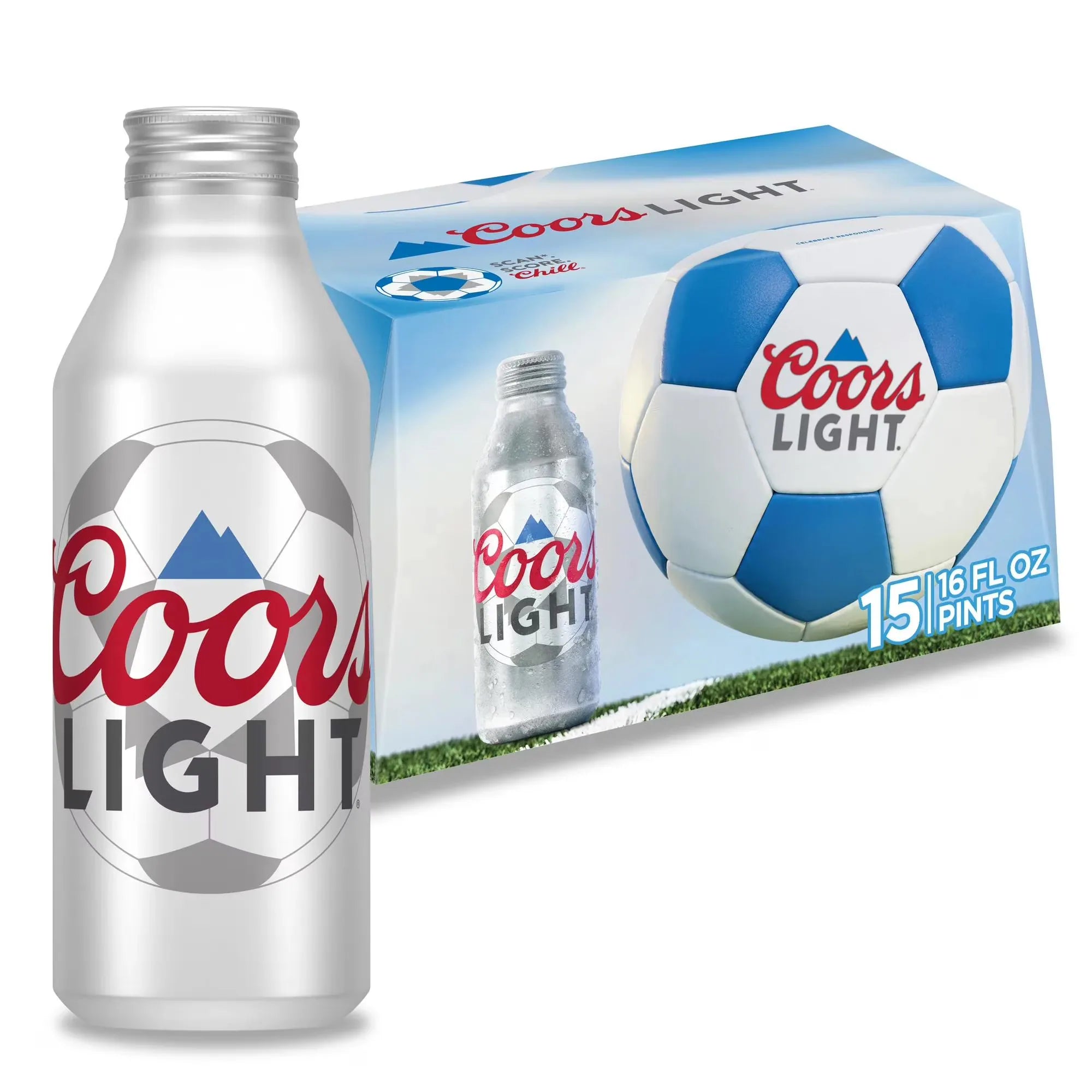 Coors Light Aluminum Bottle 16oz