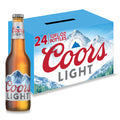 Coors Light Beer 24 Pack 12oz Bottles