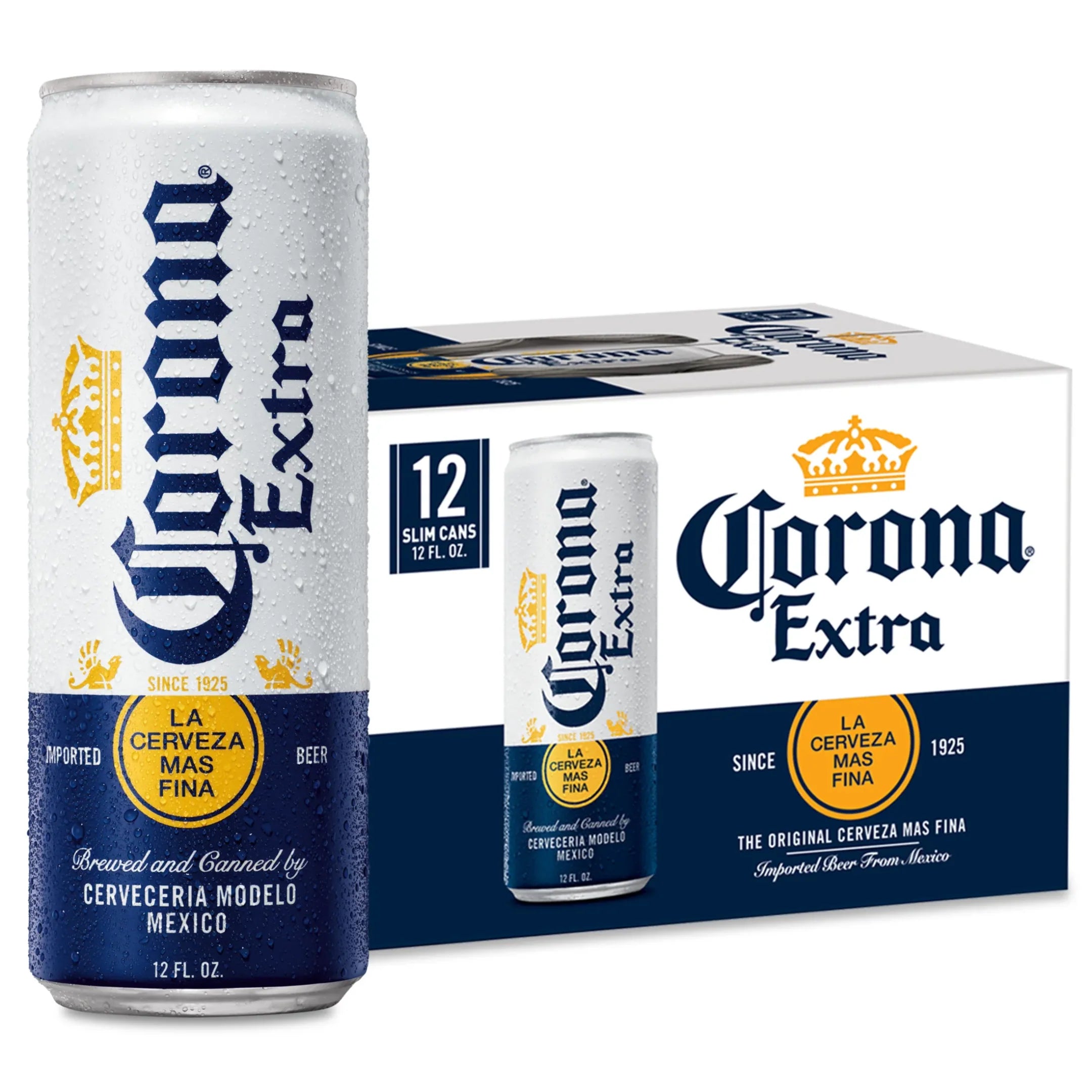 Corona Extra Beer 12 Pack 12oz Cans