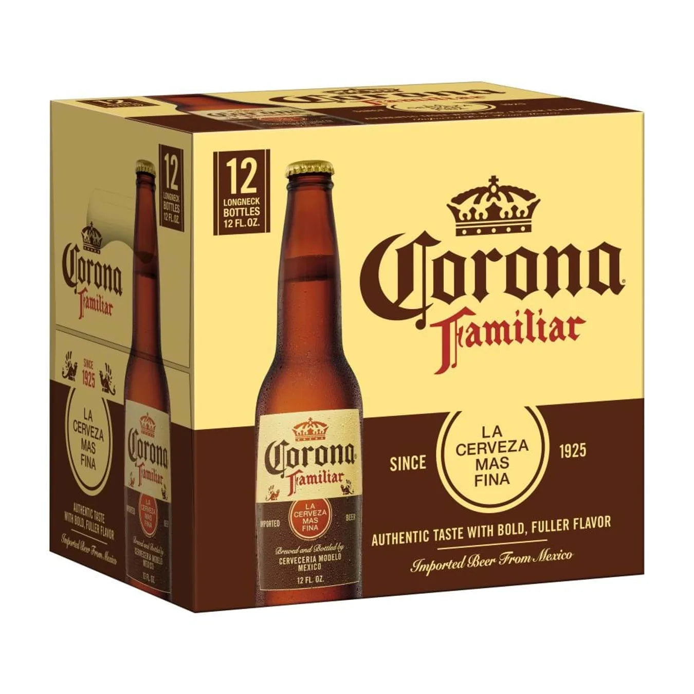 Corona Familiar Beer 12 Pack Bottles