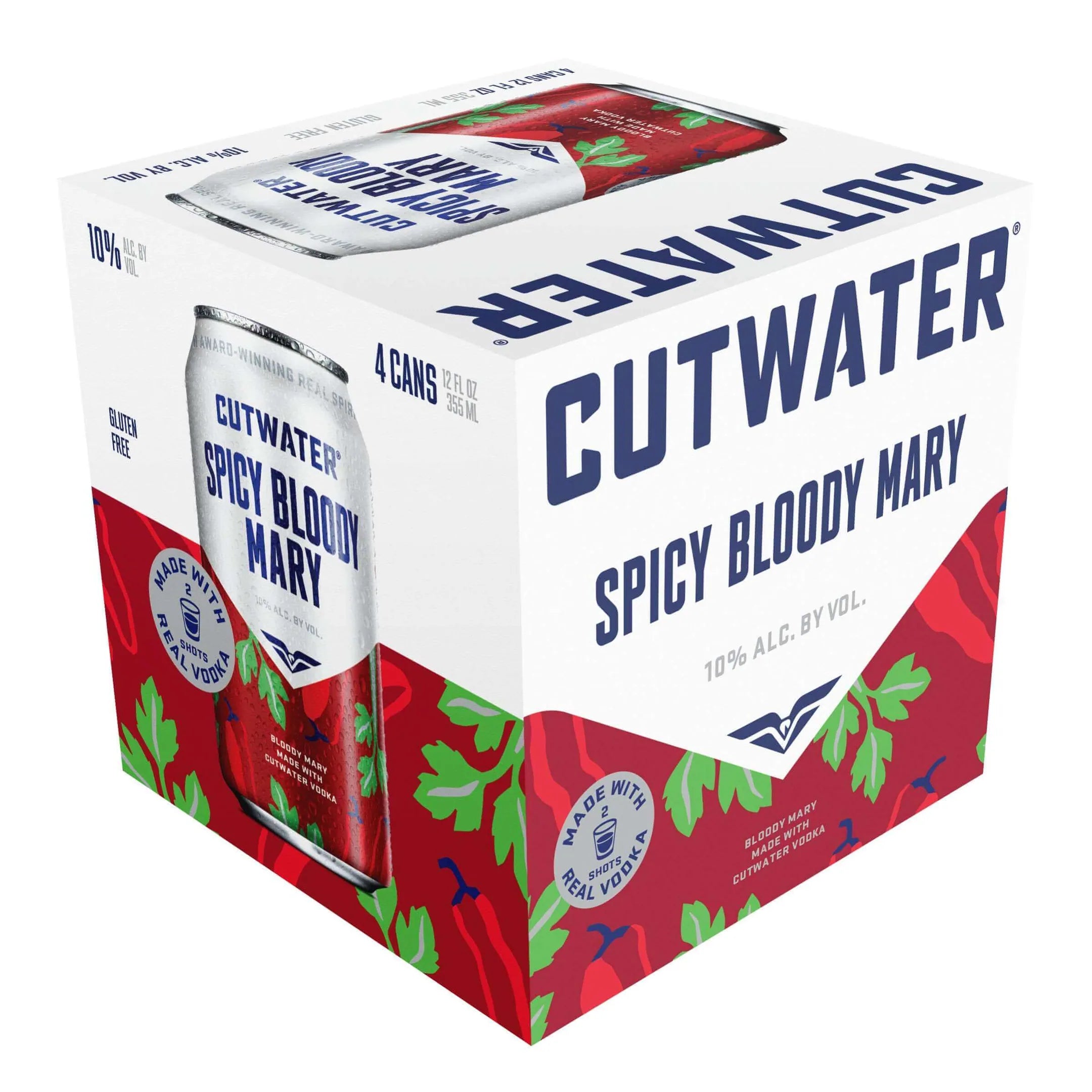 Cutwater Spicy Bloody Mary 4 Pack 12oz