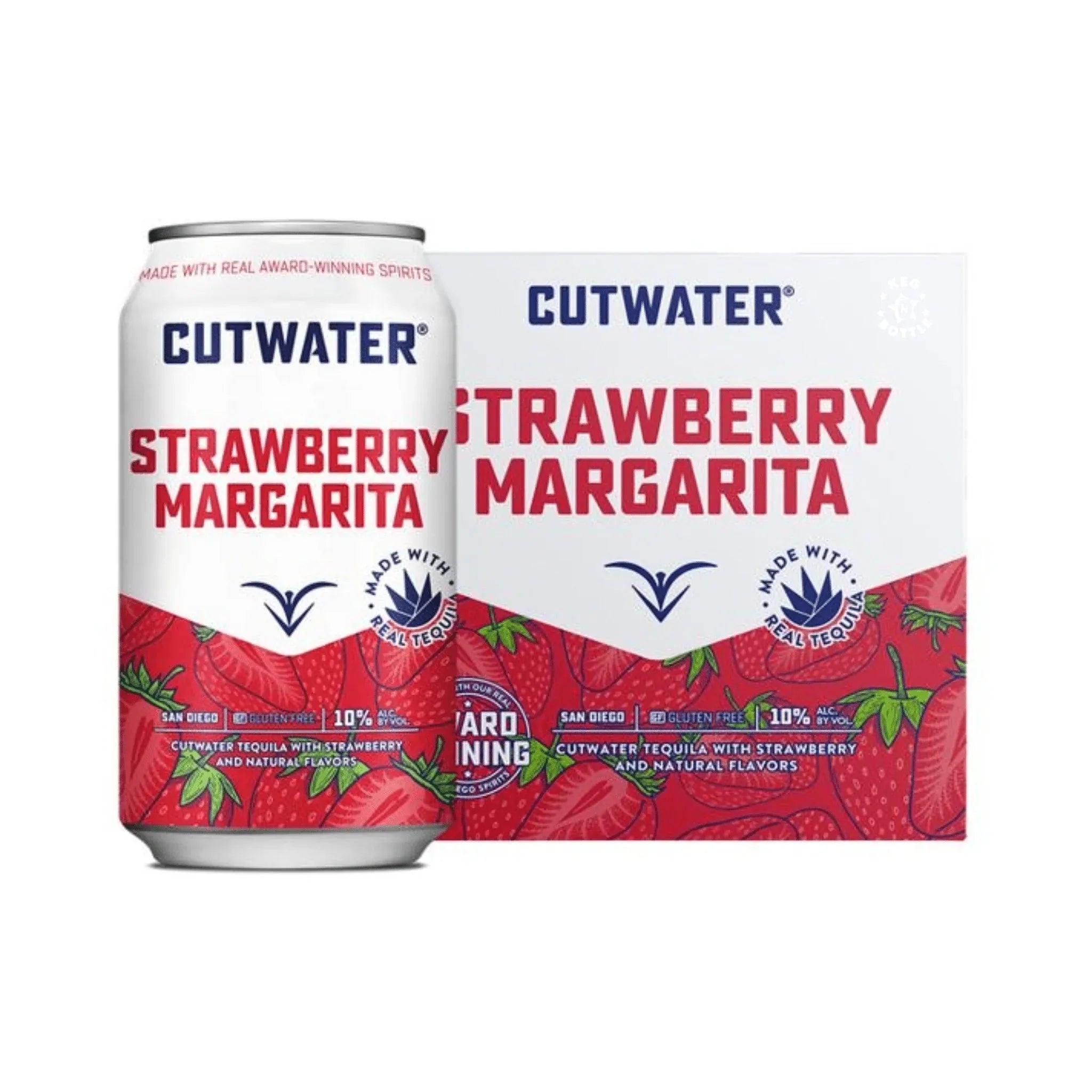 Cutwater Strawberry Margarita 4 Pack