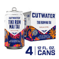 Cutwater Tropical Tiki Rum Mai Tai 4 Pack 12oz