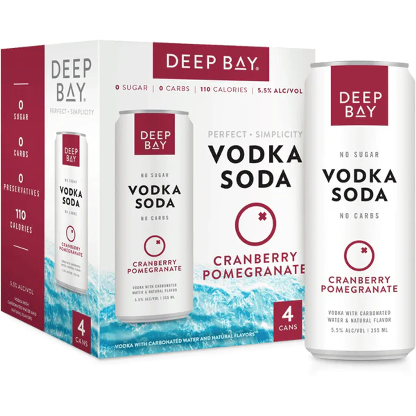 Deep Bay Cranberry Hard Seltzer