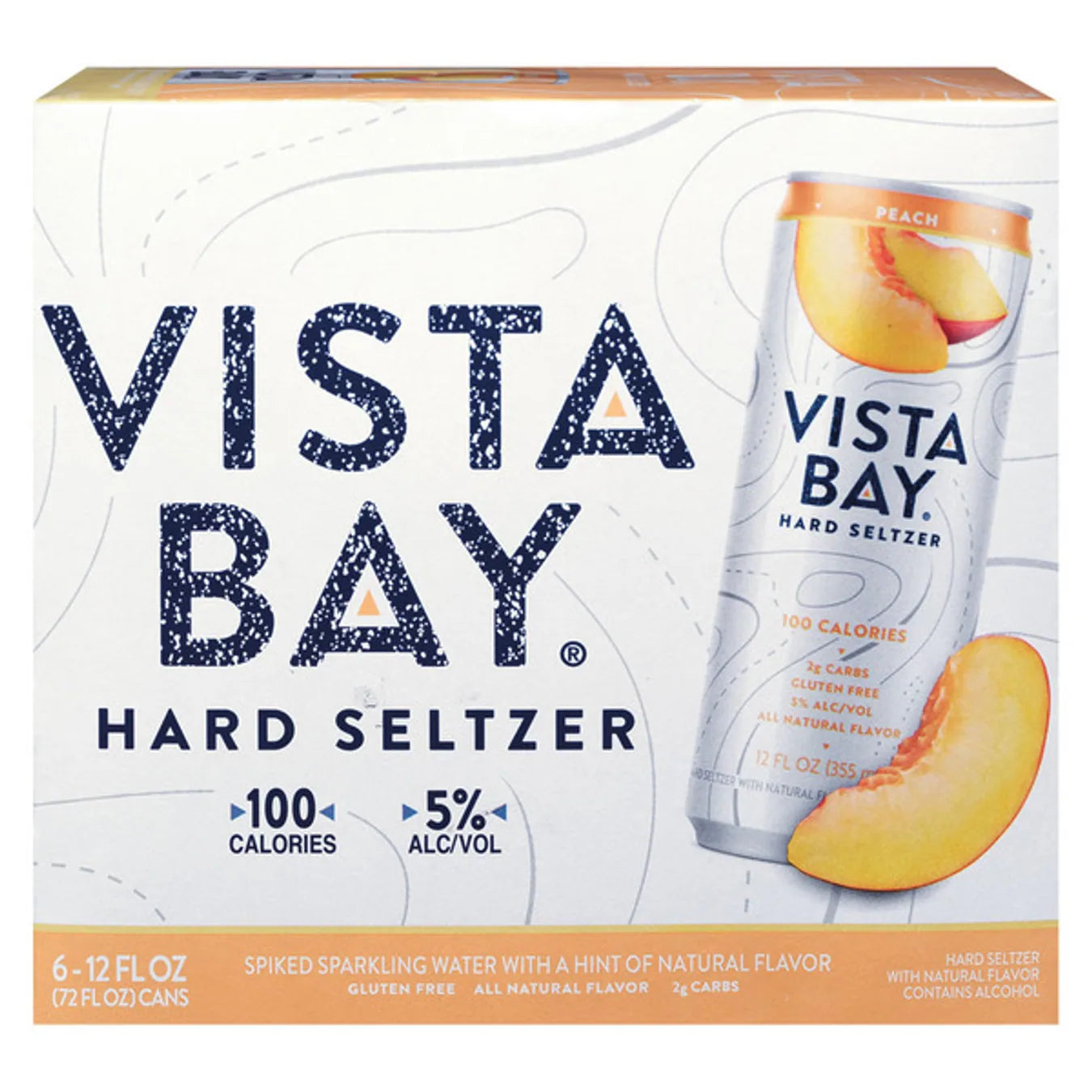 Deep Bay Peach Hard Seltzer