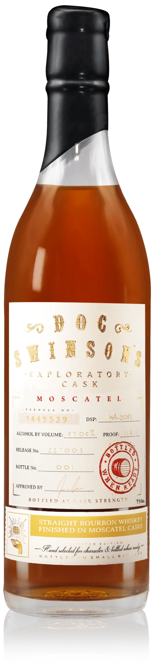 Doc Swinson’s Moscatel Finish Whiskey