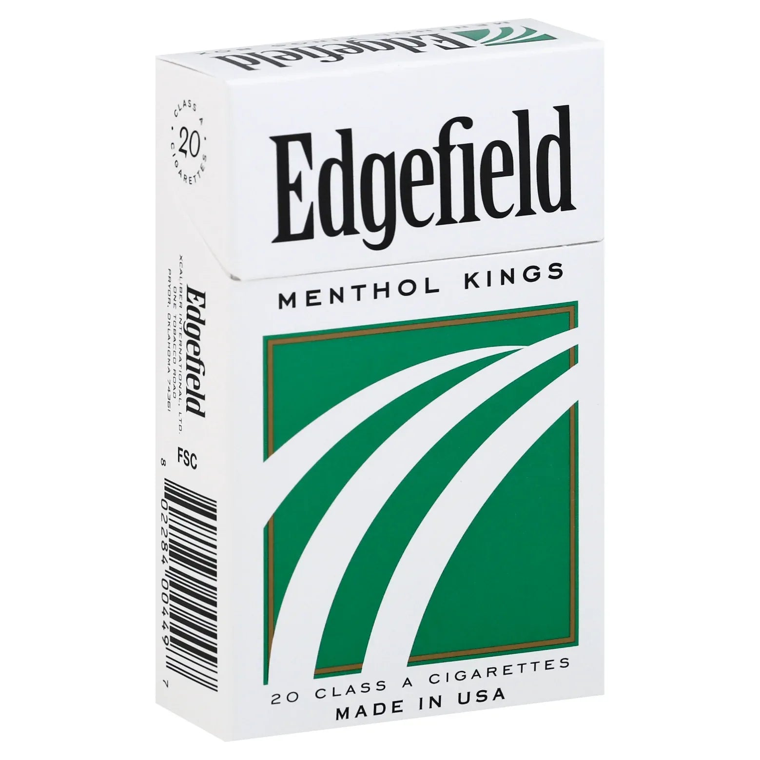 Edgefield Menthol Short Cigarettes