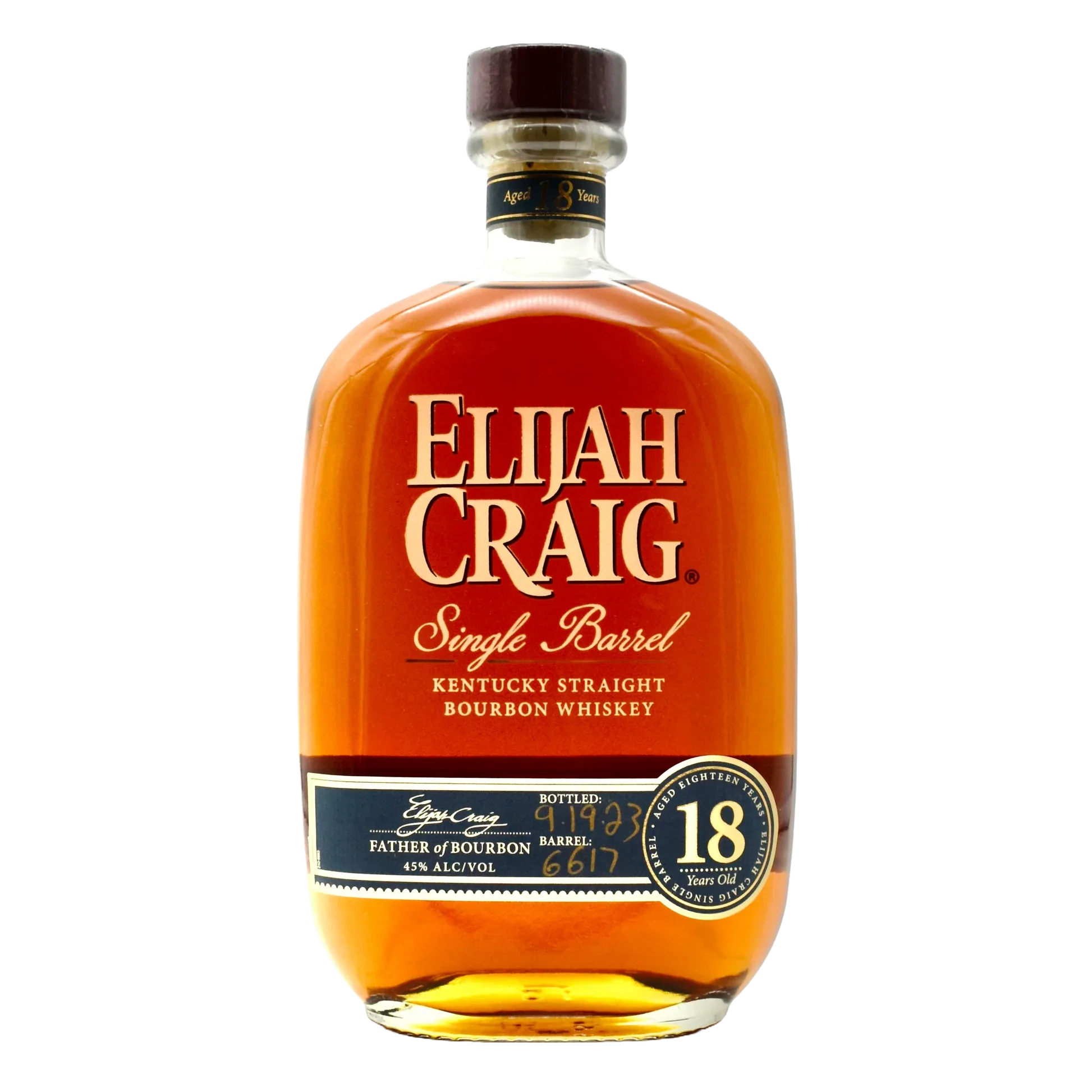 Elijah Craig 18 Year Bourbon 750ml