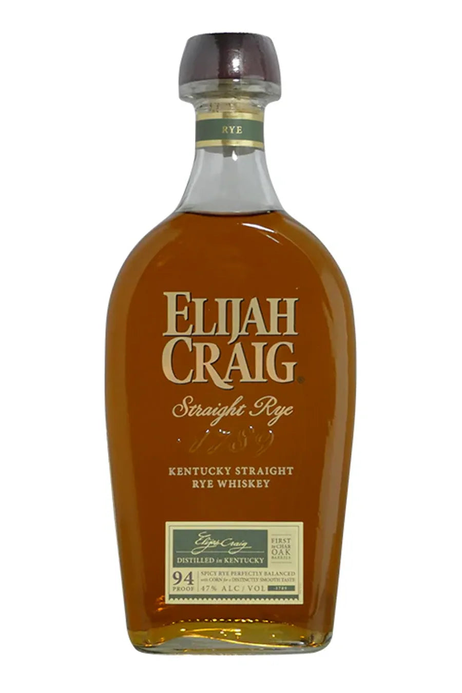 Elijah Craig Rye Whiskey 750ml