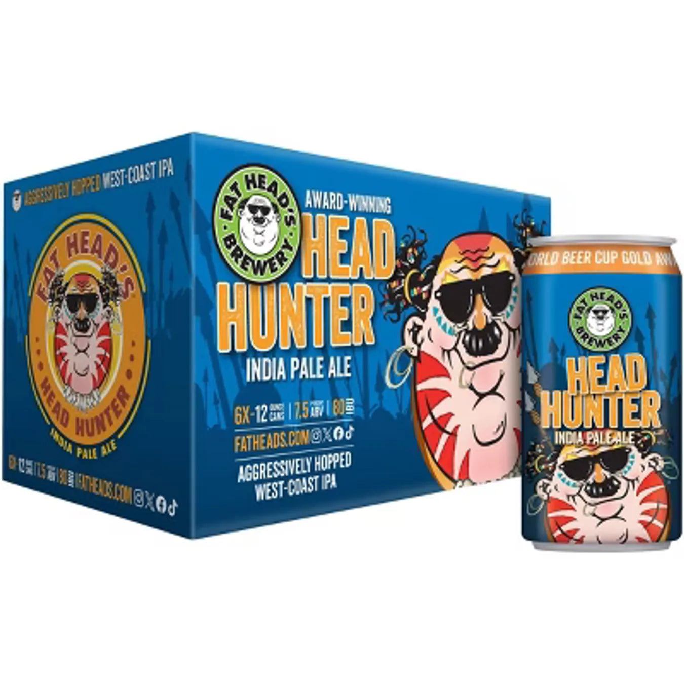 Fat Head’s Head Hunter IPA 6 Pack 12oz