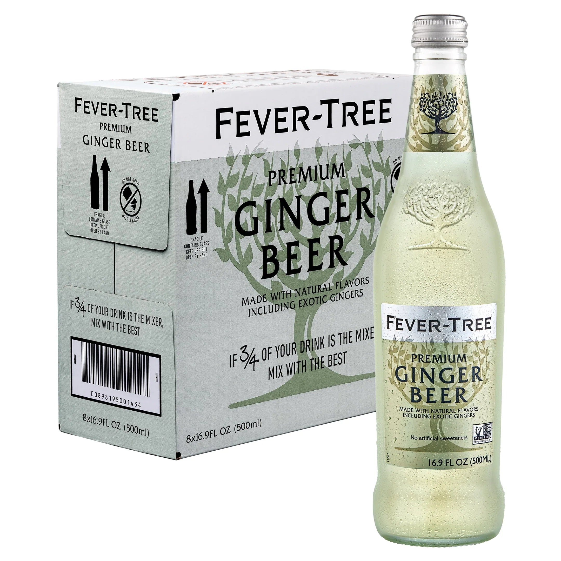 Fever Tree Ginger Beer 8 Pack Cans