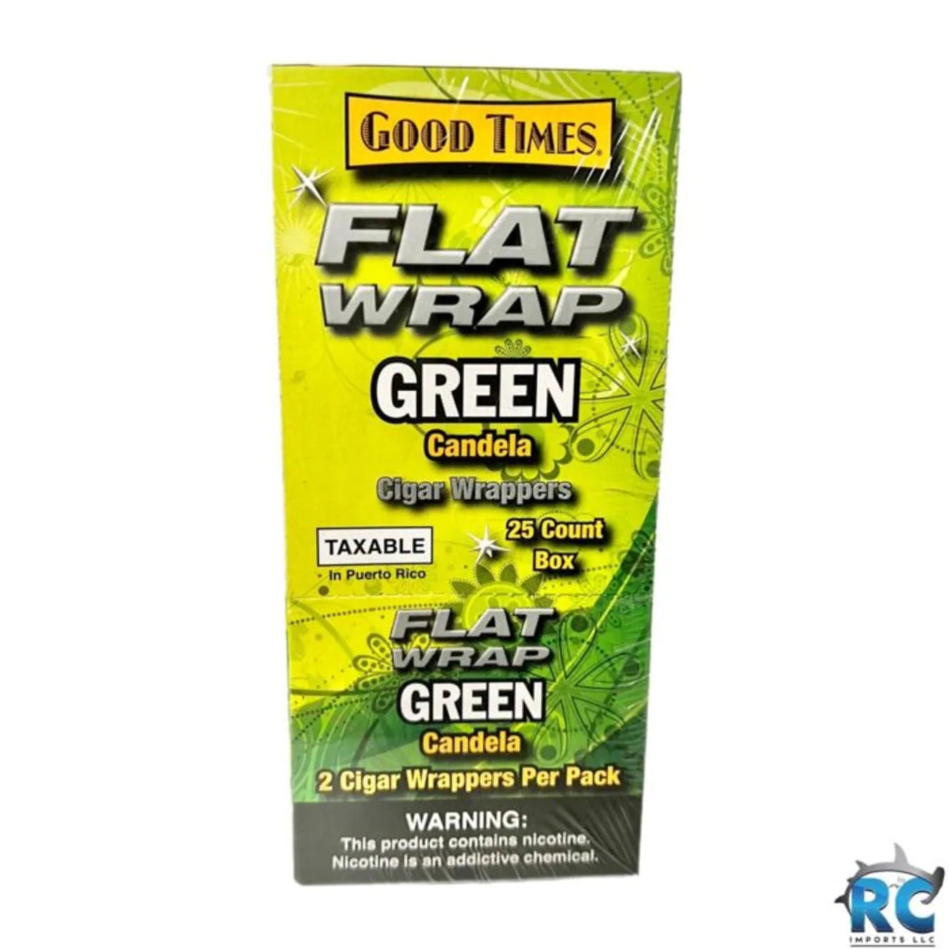 Flat Wrap Green Cigars