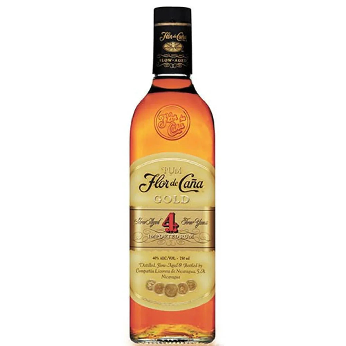 Flor de Cana Gold 4 Year Rum 1.75L