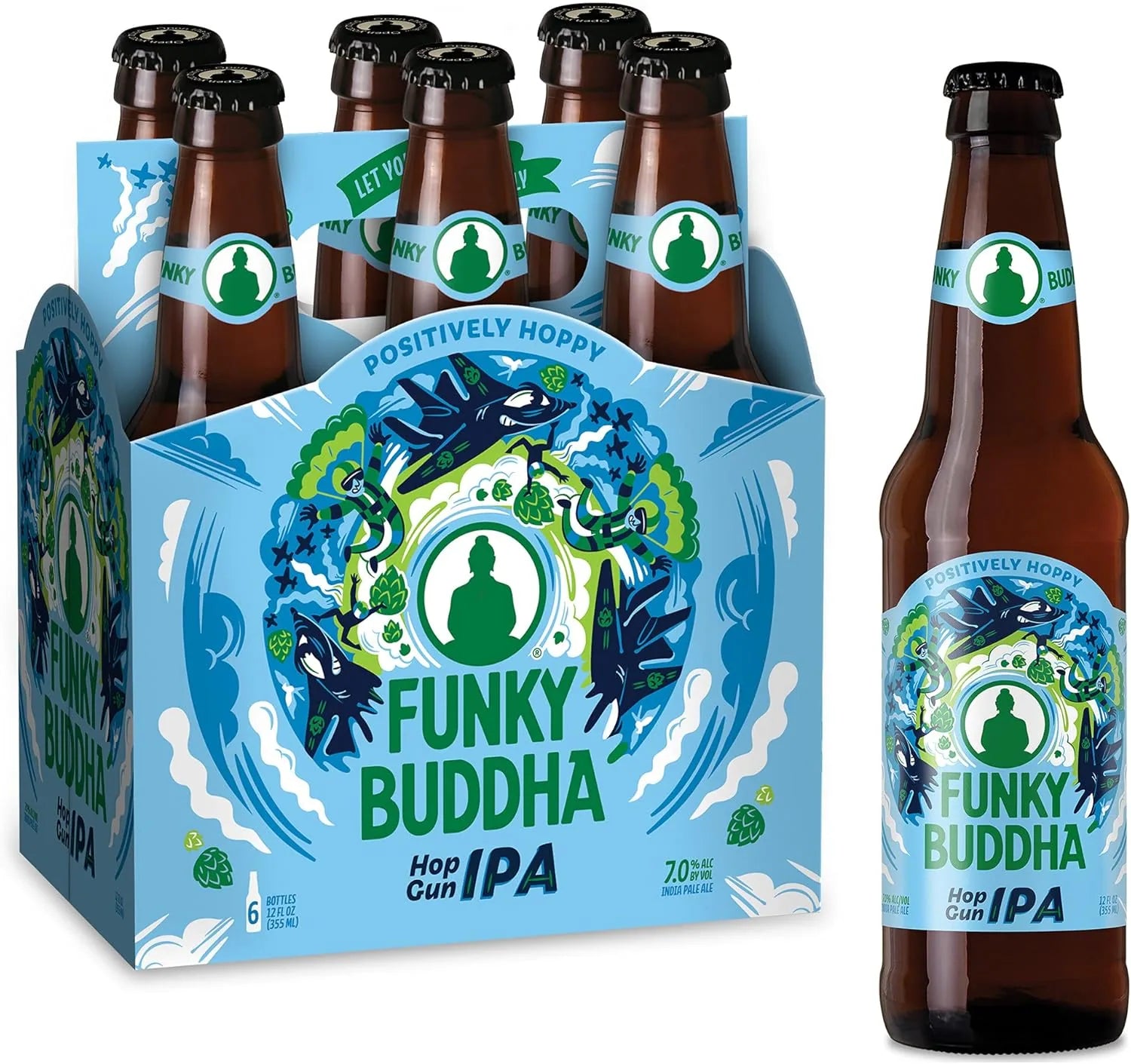 Funky Buddha Hop Gun IPA 12oz