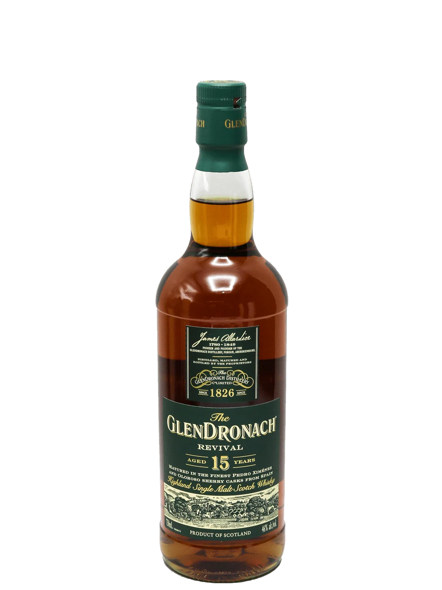 Glendronach Revival 15 Year Scotch 750ml