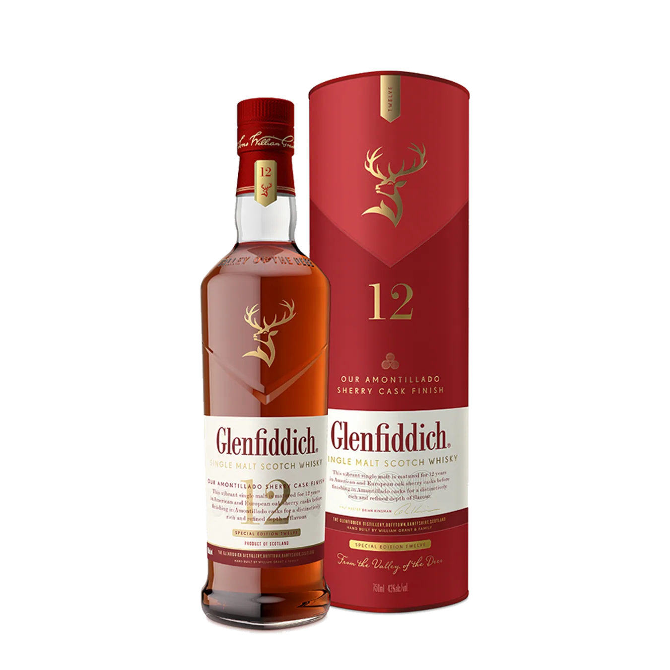 Glenfiddich 12 Year Sherry Cask Scotch 750ml