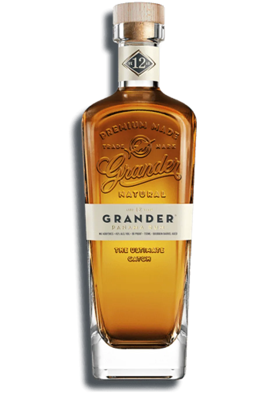 Grander 12 Year Panama Rum 750ml