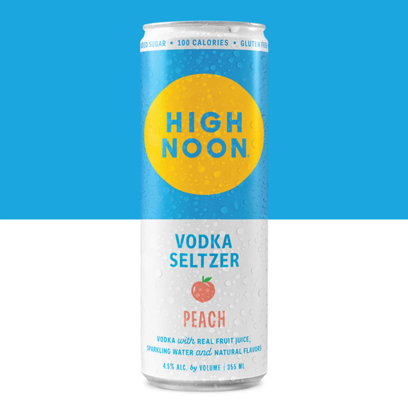 High Noon Peach Vodka Seltzer Single