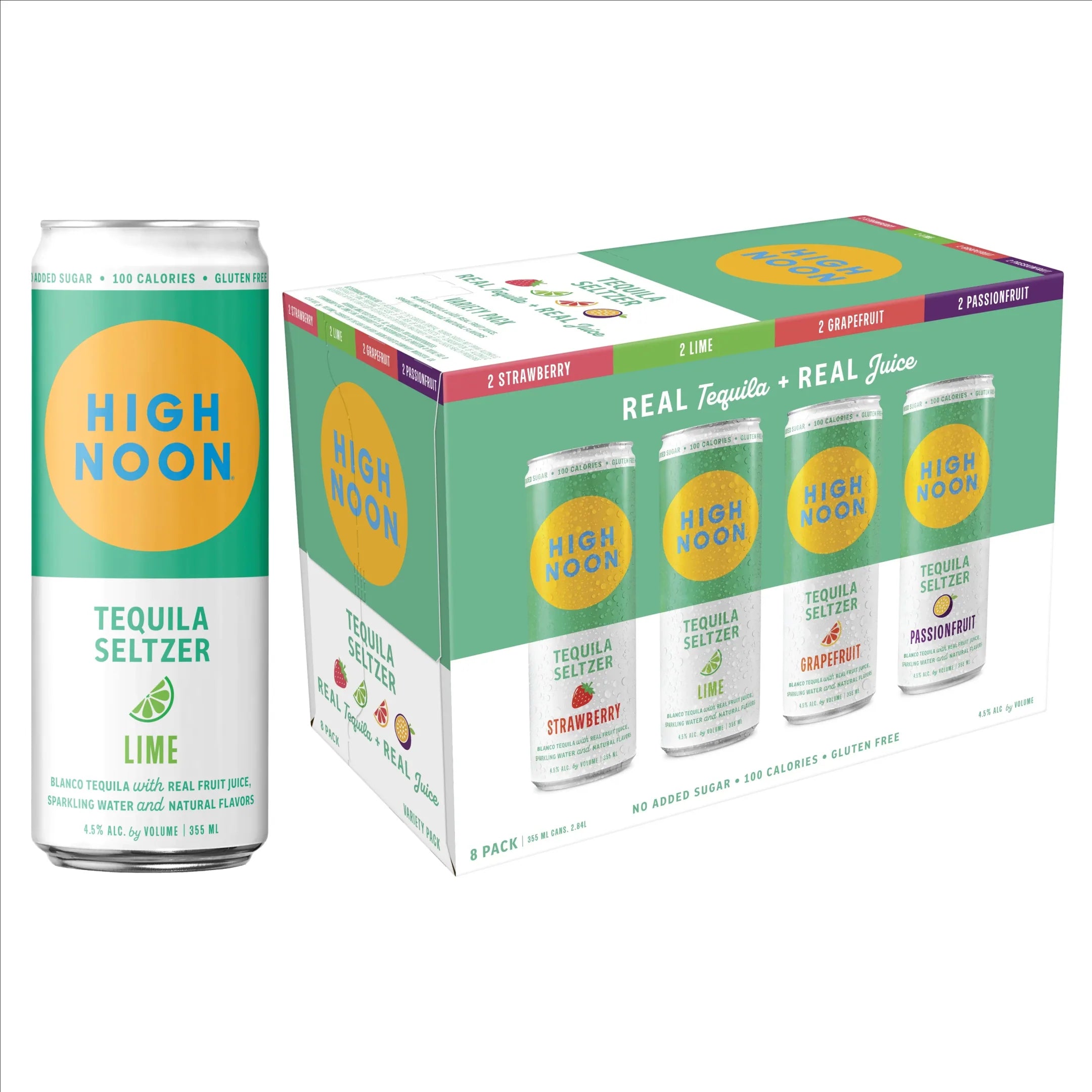 High Noon Variety Pack 8 Pack Cans