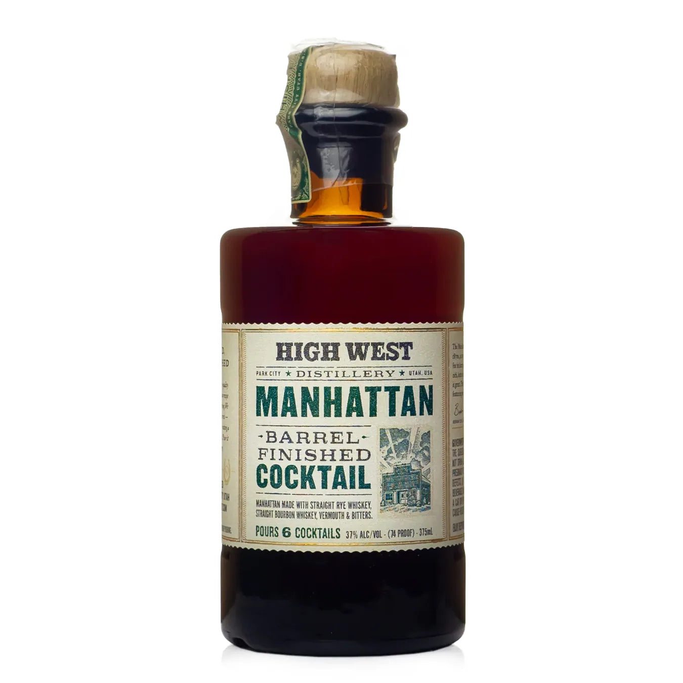 High West Manhattan Barrel Finished Cocktail