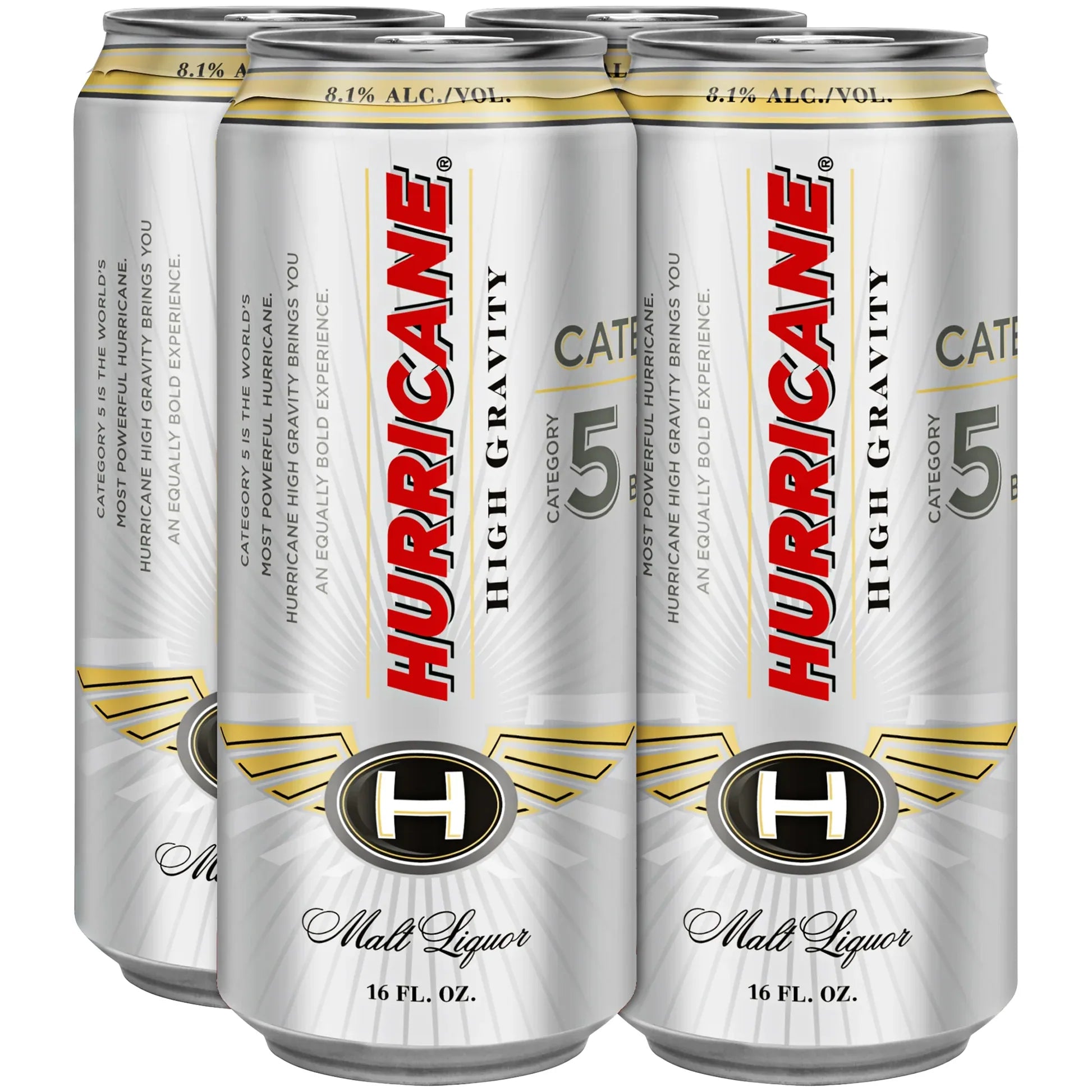 Hurricane High Gravity Lager 4 Pack 16oz Cans