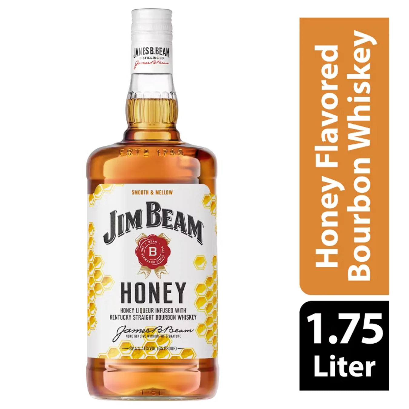 Jim Beam Honey Bourbon 1.75L