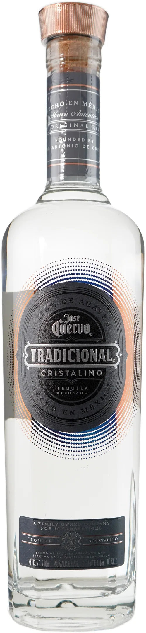 Jose Cuervo Tradicional Cristalino Tequila 750ml