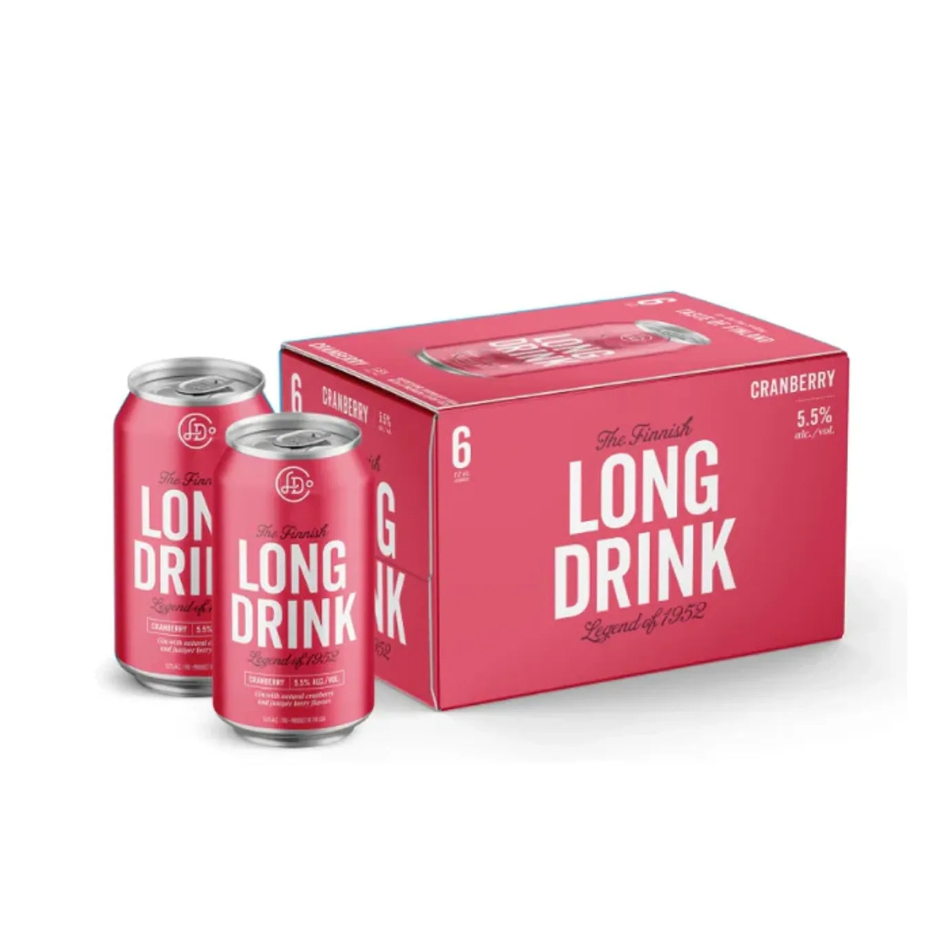 Long Drink Cranberry 6 Pack 12oz