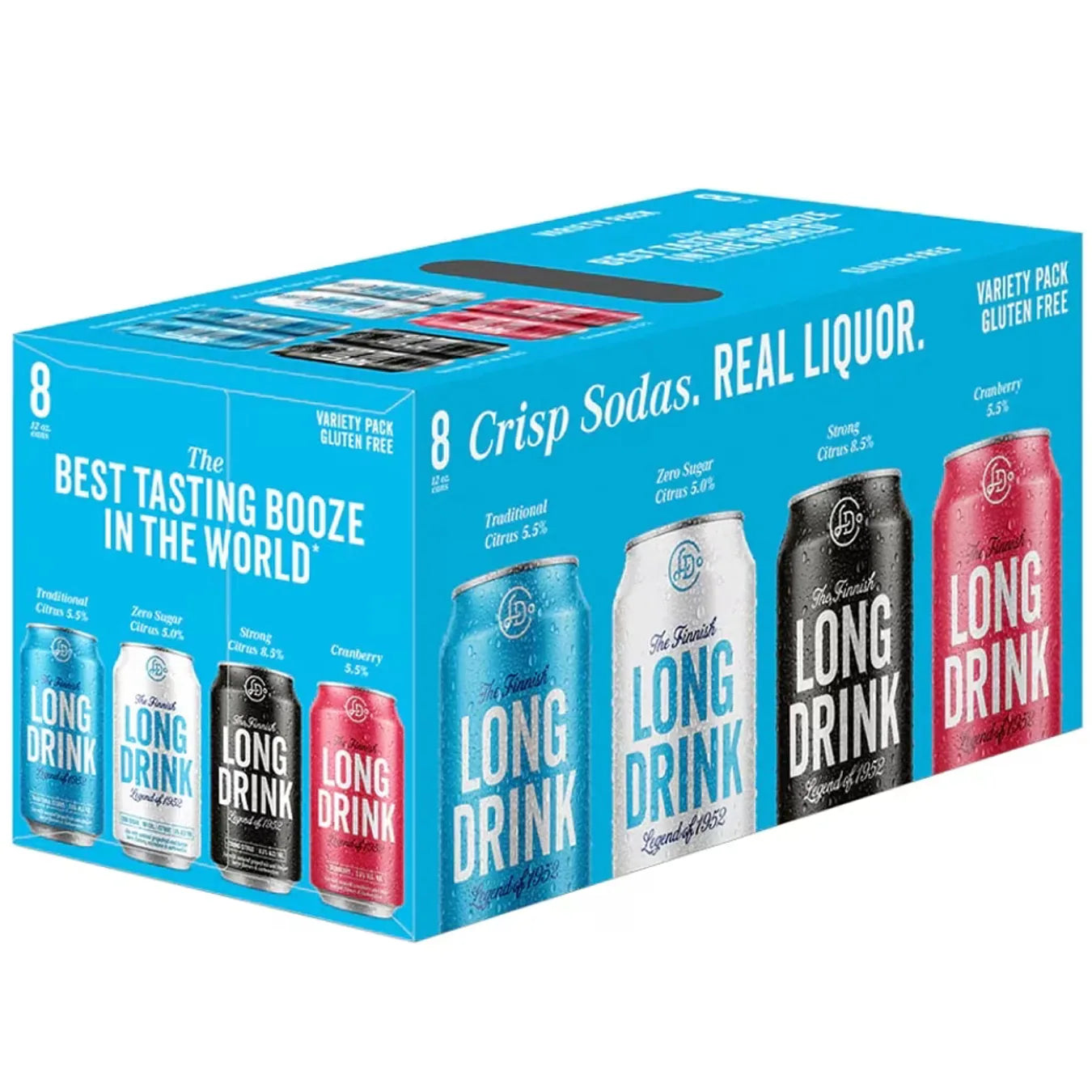 Long Drink Variety Pack 8 Pack Cans