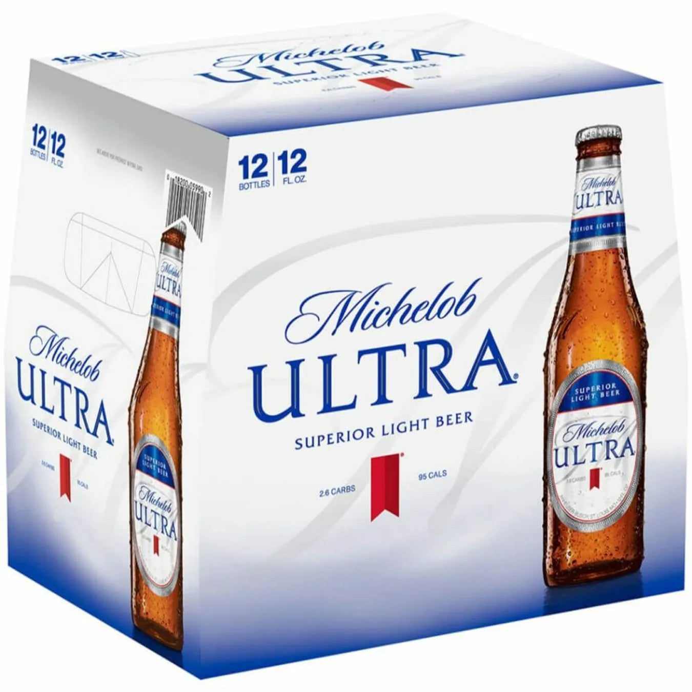 Michelob Ultra Beer 12 Pack 12oz Bottles