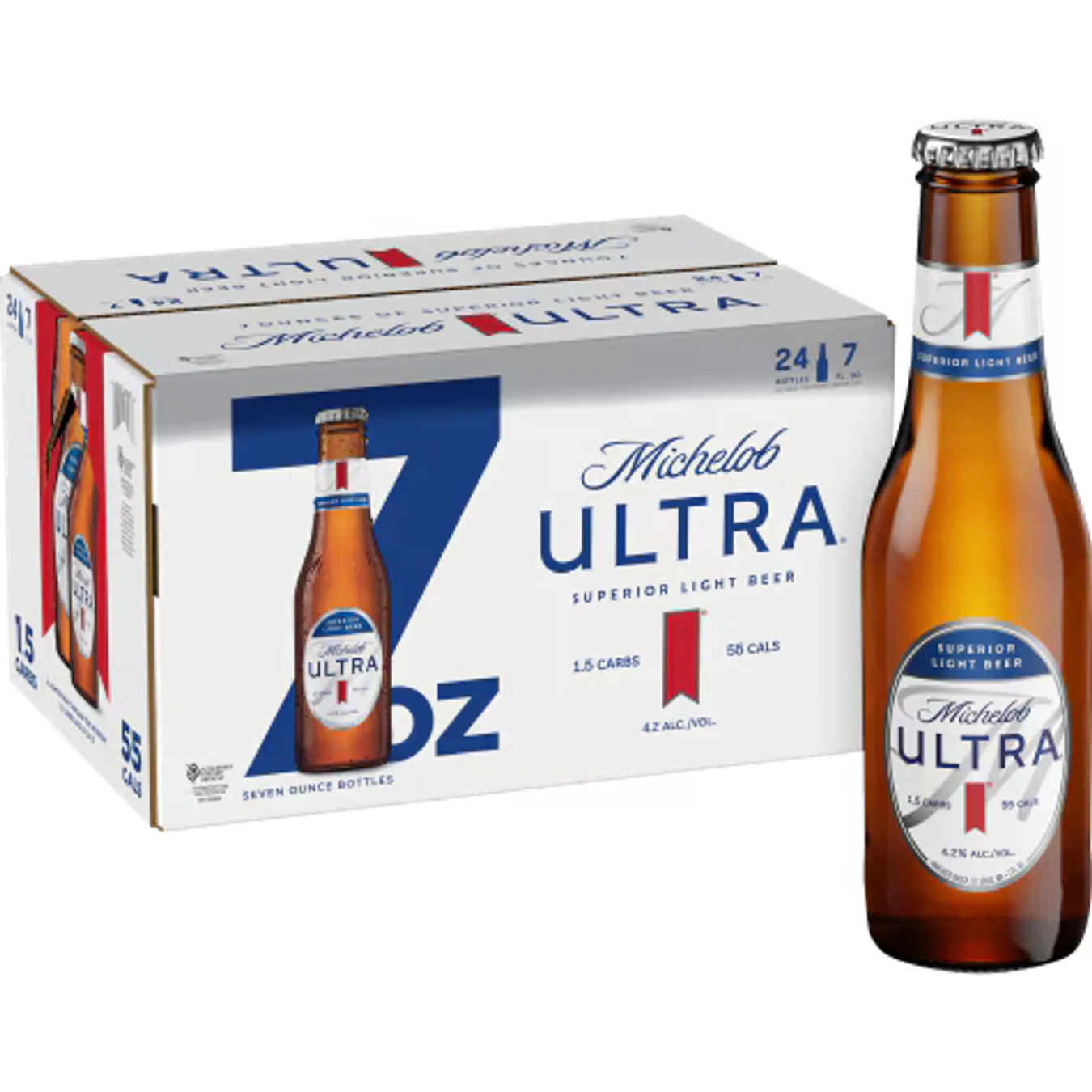 Michelob Ultra Beer 24 Pack 7oz Bottles