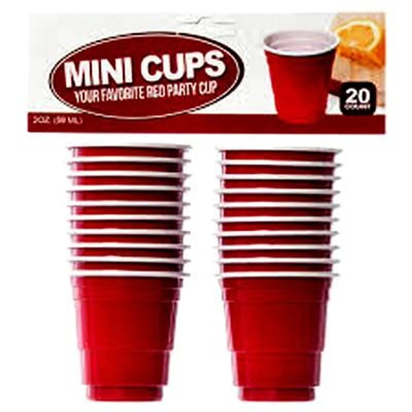 Mini Cups 20 Pack