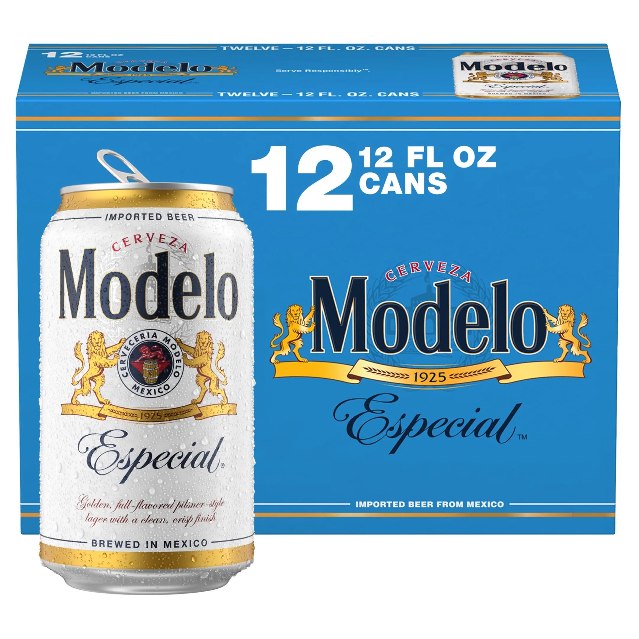 Modelo Especial Beer 12 Pack 12oz Cans