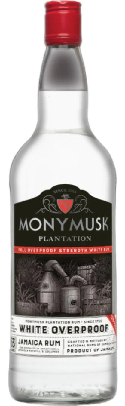 Monymusk Plantation White Overproof Rum