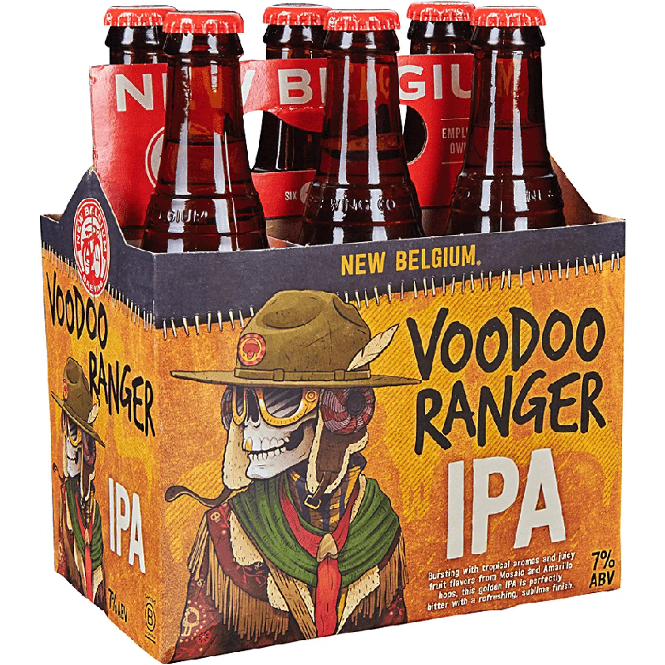 New Belgium Voodoo Ranger Fruit Force IPA 6 Pack 12oz