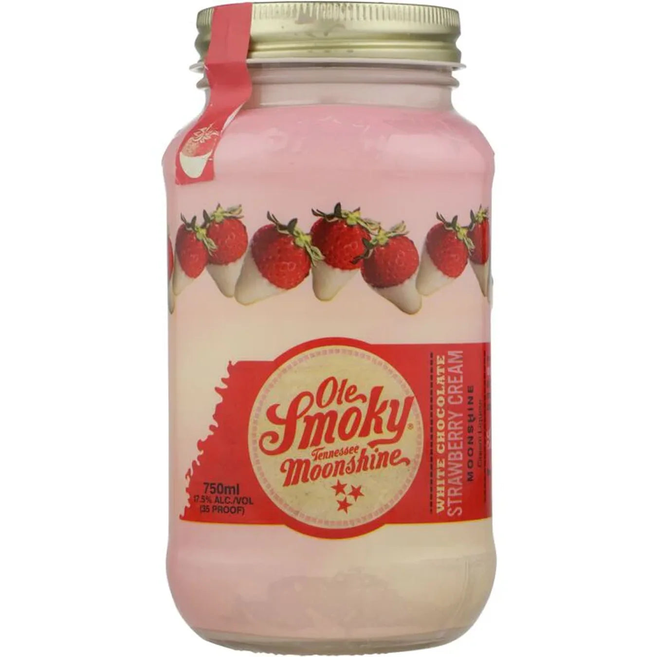 Ole Smoky White Chocolate Strawberry Cream Moonshine 750ml