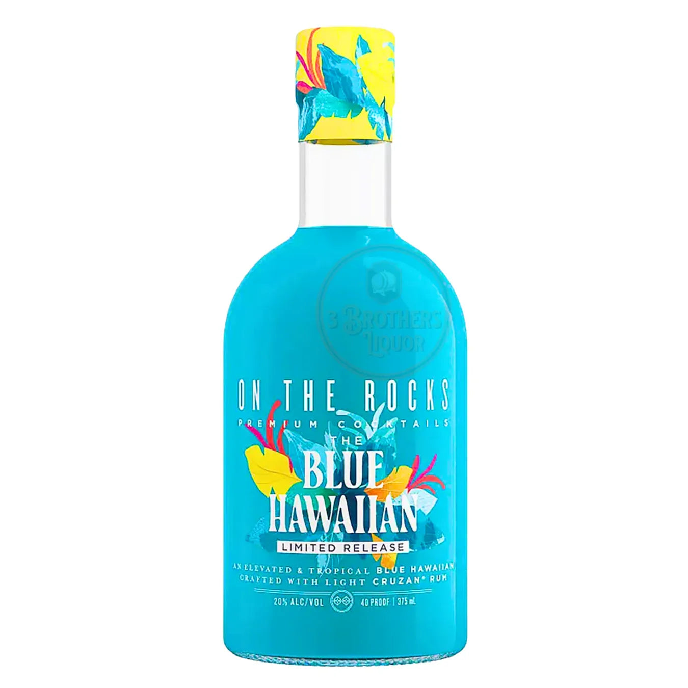On The Rocks Blue Hawaiian Cocktail