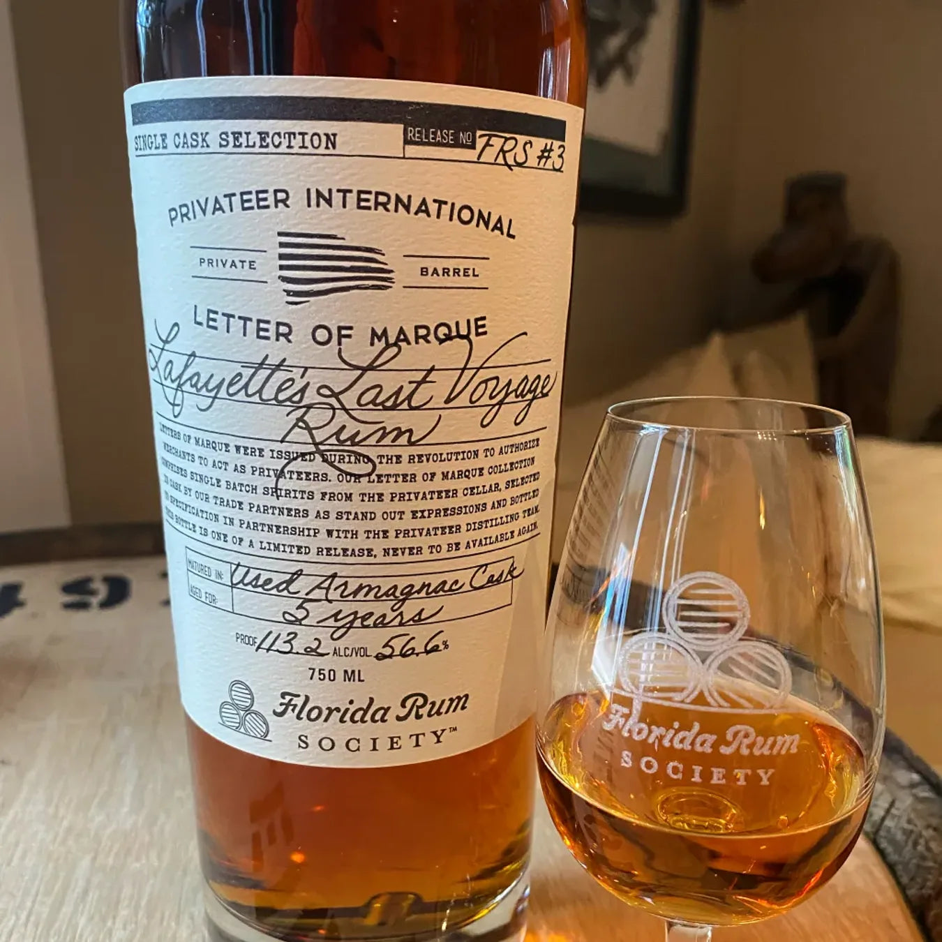 Privateer Last Voyage Rum Florida Society Pick 750ml