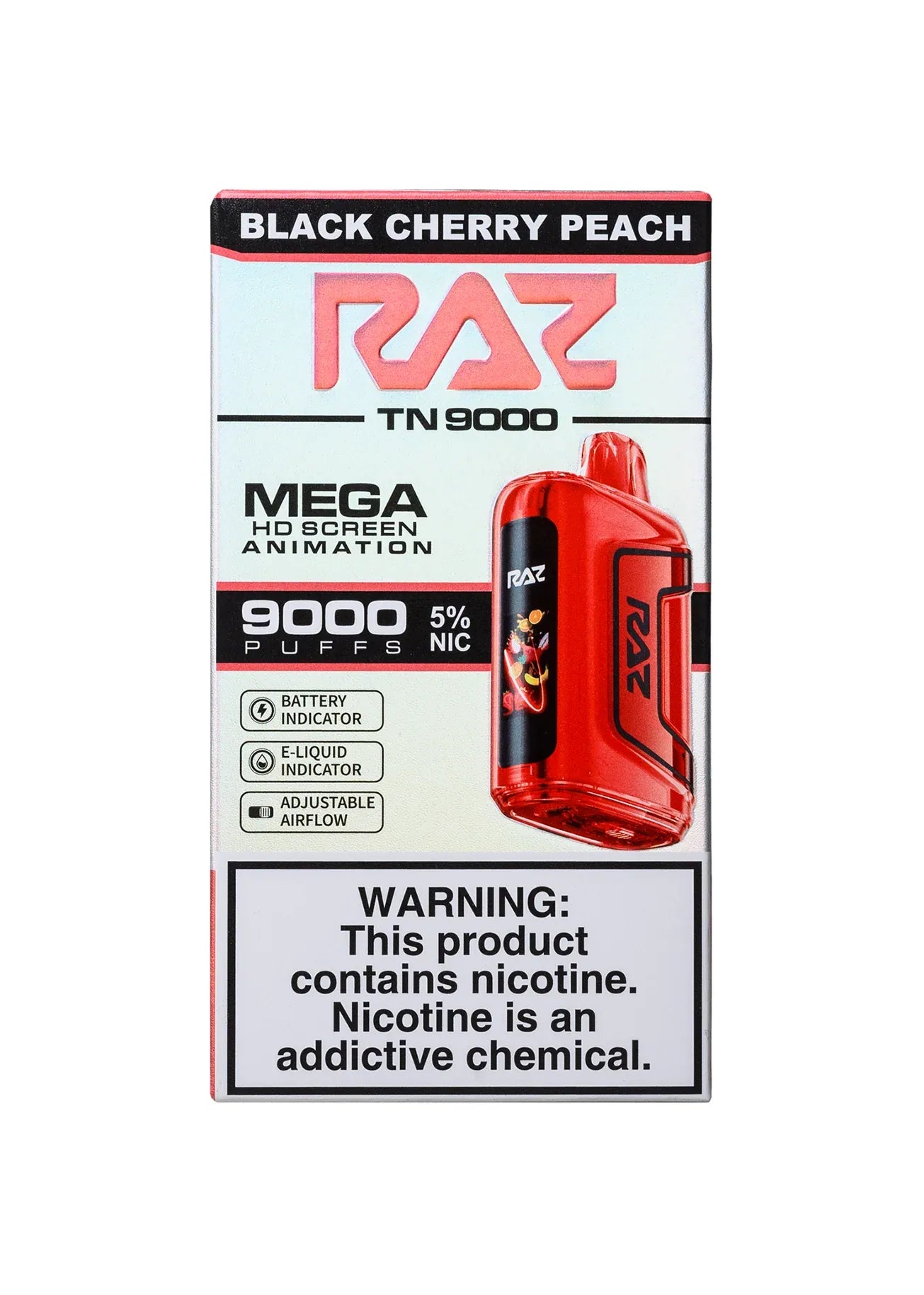 Raz Black Cherry Peach Vape 9000