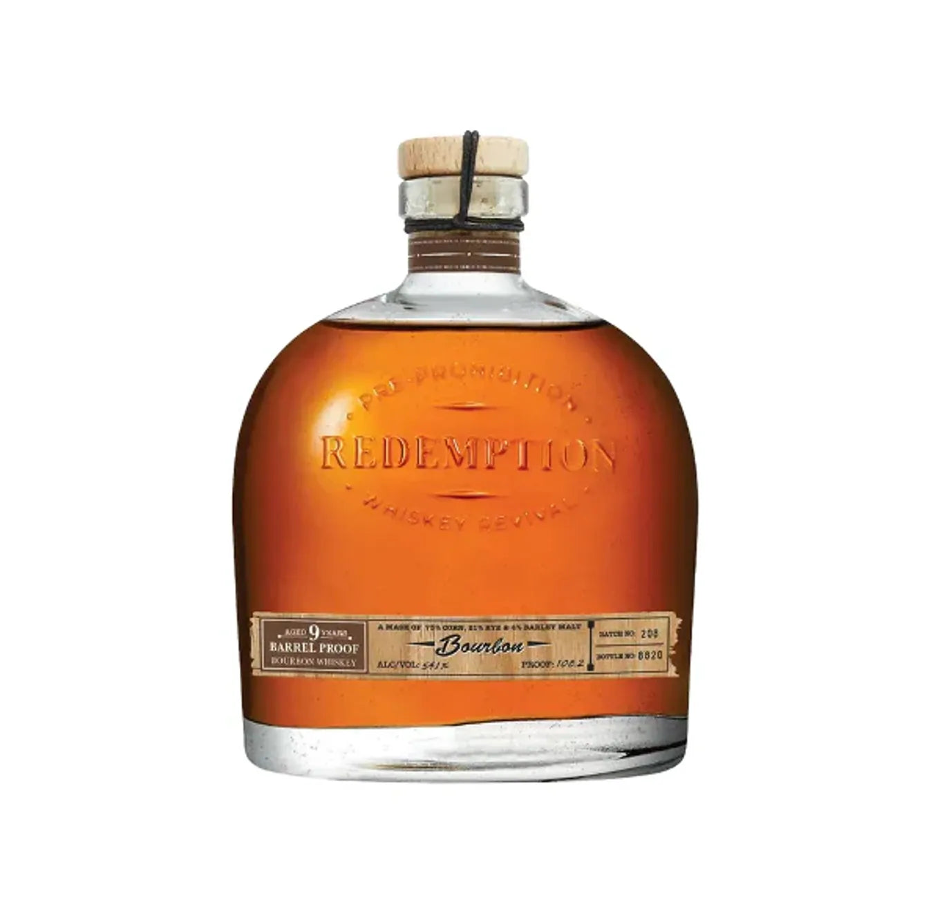 Redemption 9 Year Barrel Proof Bourbon 750ml
